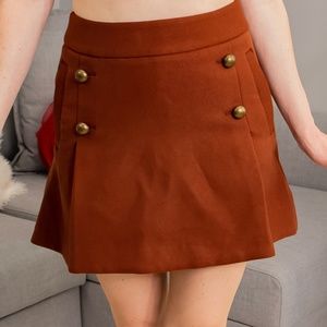 1970's inspired Brown Skirt